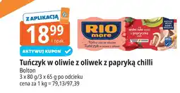 E.Leclerc Tuńczyk w oliwie z oliwek papryką chili Rio Mare oferta