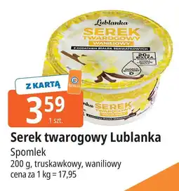 E.Leclerc Serek twarogowy truskawkowy Lublanka oferta