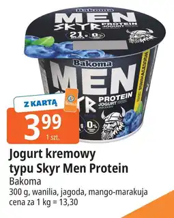 E.Leclerc Jogurt mango-marakuja Bakoma Men Skyr Protein oferta