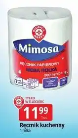 E.Leclerc Ręcznik papierowy mega rolka Wiodąca Marka Mimosa oferta