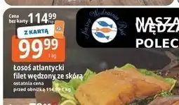 E.Leclerc Łosoś atlantycki filet wędzony na zimno oferta