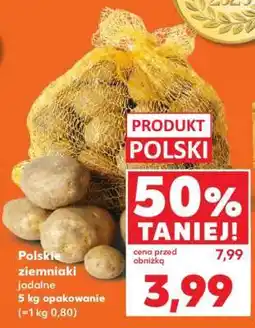 Kaufland Polskie ziemniaki jadalne 5 kg opakowanie (=1 kg 0,80) oferta