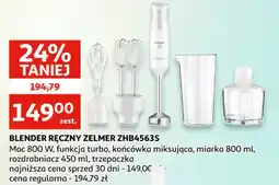 Auchan Blender ręczny zelmer zhb4563s oferta