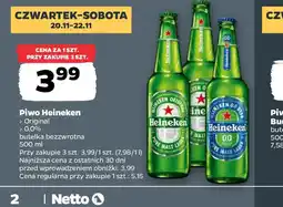 Netto Piwo Heineken oferta