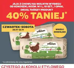 Netto JAJA Z CHOWU NA WOLNYM WYBIEGU OD KOKOSZKI oferta