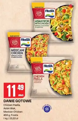 Chorten Danie gotowe Chicken Paella, Asian Wok, Mexican Chicken Frosta oferta