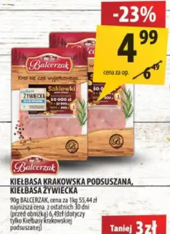 Kiełbasa krakowska podszewana, kiełbasa z pieca Balcerzak