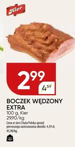 Chata Polska Boczek wędzony extra Kier oferta