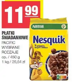 Spar Płatki śniadaniowe Nesquik Pacific wybrane rodzaje Nestle oferta