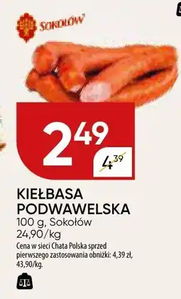 Chata Polska Kiełbasa podwawelska Sokołów oferta