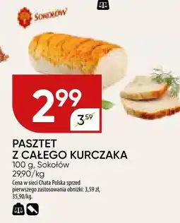 Chata Polska Pasztet z gorąco kurczaka Sokołów oferta