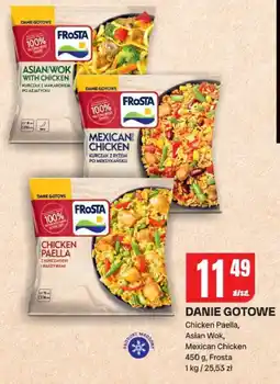 Chorten Danie gotowe Chicken Paella, Asian Wok, Mexican Chicken Frosta oferta