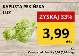 Supeco Kapusta pekińska luz Supeco oferta