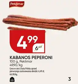 Chata Polska Kabanos peperoni Peklimar oferta