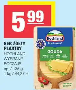 Spar Ser żółty plastry Hochland wybrane rodzaje oferta
