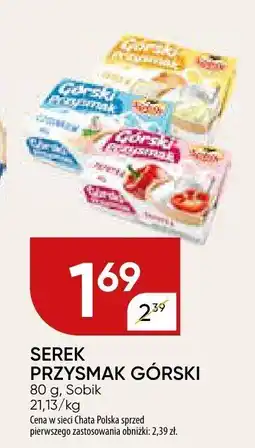 Chata Polska Serek przysmak górski Sobik oferta