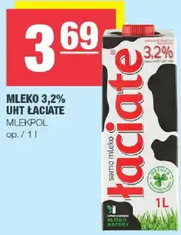 Spar Mleko 3,2% UHT Łaciate Mlekpol oferta