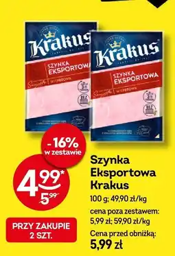 Żabka Szynka eksportowa Krakus oferta