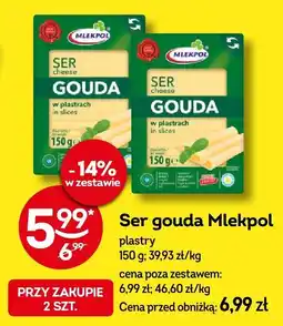 Żabka Ser gouda Mlekpol plastry oferta