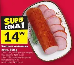 Twój Market Kiełbasa krakowska extra, 500 g Twój Market oferta