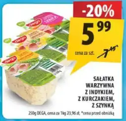 Arhelan Sałatka warzywna z indykiem, z kurczakiem, z szynką Dega oferta