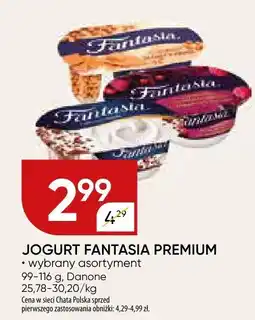 Chata Polska Jogurt Fantasia Premium Danone oferta