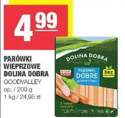 Spar Parówki wieprzowe Dolina Dobra GoodValley oferta