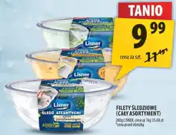 Arhelan Filety śledziowe (cały asortyment) Lisner oferta