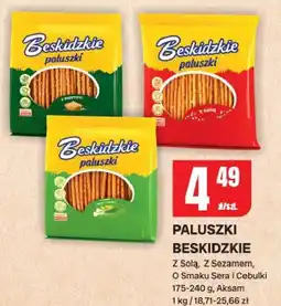 Chorten Paluszki BESKIDZKIE O Smaku Sera i Cebulki oferta