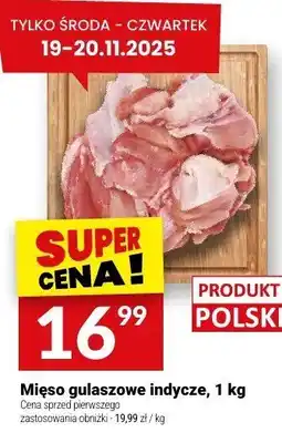 Twój Market Mięso gulaszowe indycze, 1 kg Twój Market oferta