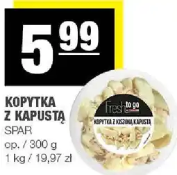 Spar Kopytka z kapustą Spar oferta
