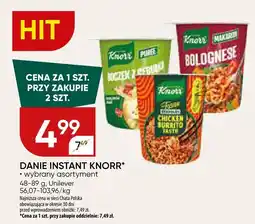 Chata Polska Danie instant Knorr różne rodzaje Unilever oferta