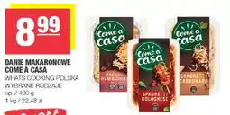 Spar Danie makaronowe Come a Casa Whats Cooking Polska wybrane rodzaje oferta