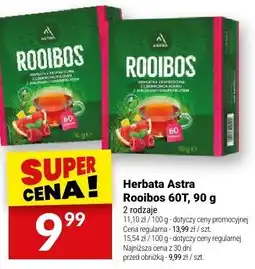 Twój Market Herbata Astra Rooibos 60T, 90 g oferta