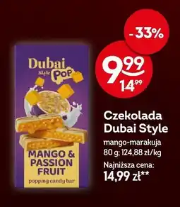 Żabka Czekolada Dubai Style Pop mango-marakuja oferta