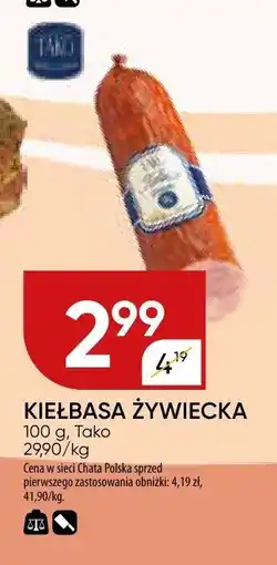 Chata Polska Kiełbasa żywiecka Tako oferta