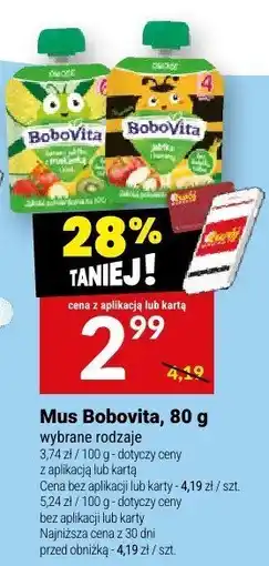 Twój Market Mus Bobovita, 80 g oferta