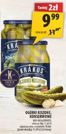 Arhelan Ogórki kiszone, konserwowe Krakus oferta