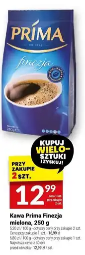 Twój Market Kawa Prima Finezja mielona, 250 g oferta