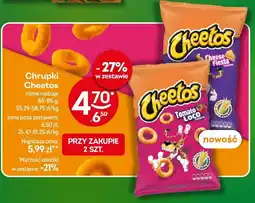 Żabka Chrupki Cheetos różne rodzaje 80-85g oferta
