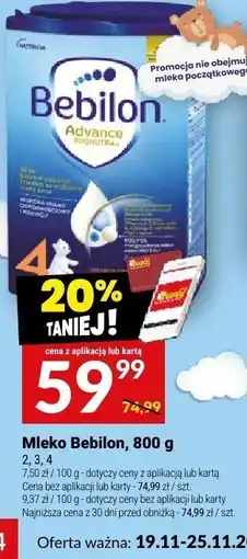 Twój Market Mleko Bebilon, 800 g oferta