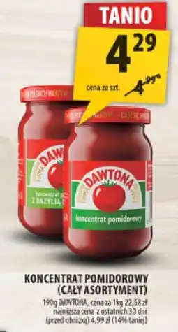Arhelan Koncentrat pomidorowy Dawtona (cały asortyment) oferta