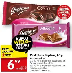 Twój Market Czekolada Goplana, 90 g oferta