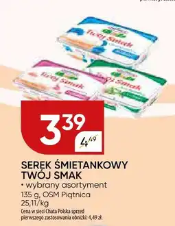 Chata Polska Serek śmietankowy twój smak OSM Piątnica oferta