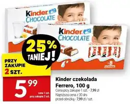 Twój Market Czekolada Kinder Ferrero, 100 g oferta
