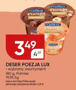Chata Polska Deser poezja lux Polmlek oferta