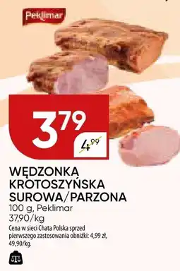 Chata Polska Wędzonka grotoczyńska surowa/parzona Peklimar oferta