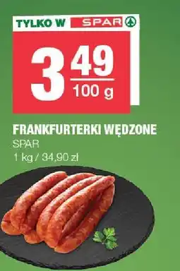 Spar Frankfurterki wędzone SPAR oferta