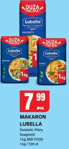 Chorten Makaron Lubella świderki, pióra, spaghetti MW FOOD oferta