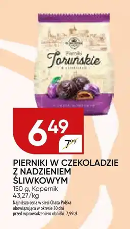 Chata Polska Pierniki w czekoladzie z nadzieniem śliwkowym Kopernik oferta